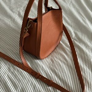 Madewell Brown Leather Crossbody Bag